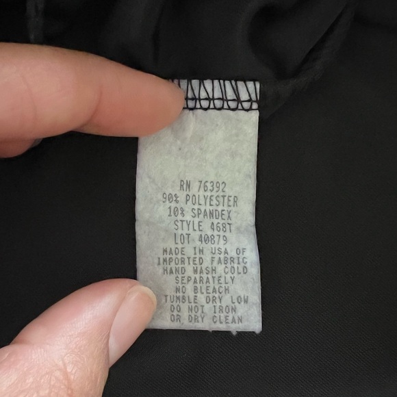 Black Velvet Tank by Snap - Picture 3 of 3